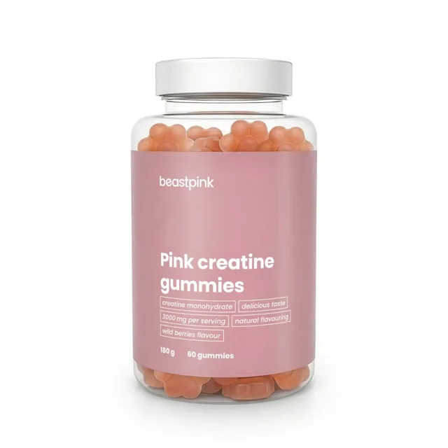 BeastPink Pink creatine gummies