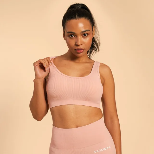 BeastPink Sportovní podprsenka Bralette Hyper Pink