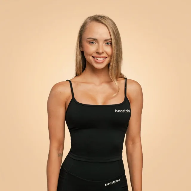 BeastPink Women‘s Breeze Tank Top Black