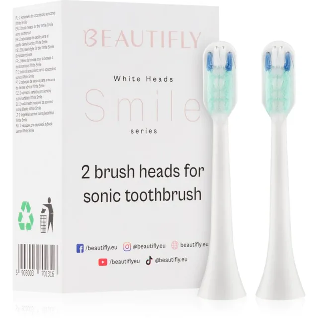 Beautifly White Smile Toothbrush Tips náhradní hlavice pro zubní kartáček 2 ks