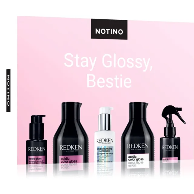 Beauty Discovery Box Notino Stay Glossy, Bestie (Redken) sada pro všechny typy vlasů
