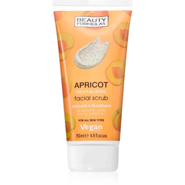 Beauty Formulas Apricot pleťový peeling 150 ml