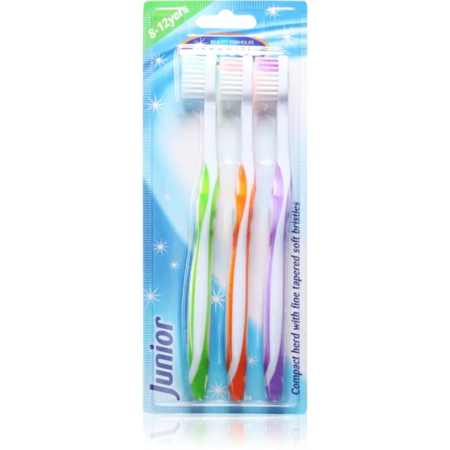 Beauty Formulas Junior zubní kartáčky pro děti 3 ks
