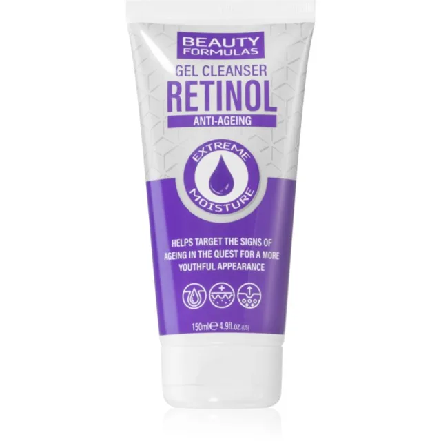 Beauty Formulas Retinol hloubkově čisticí gel proti vráskám 150 ml