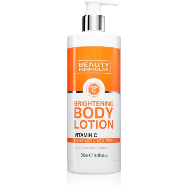 Beauty Formulas Vitamin C tělový krém s rozjasňujícím efektem 500 ml