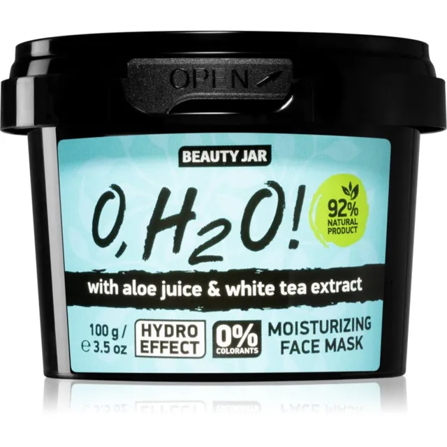 Beauty Jar O, H2O! hydratační pleťová maska s aloe vera 120 g