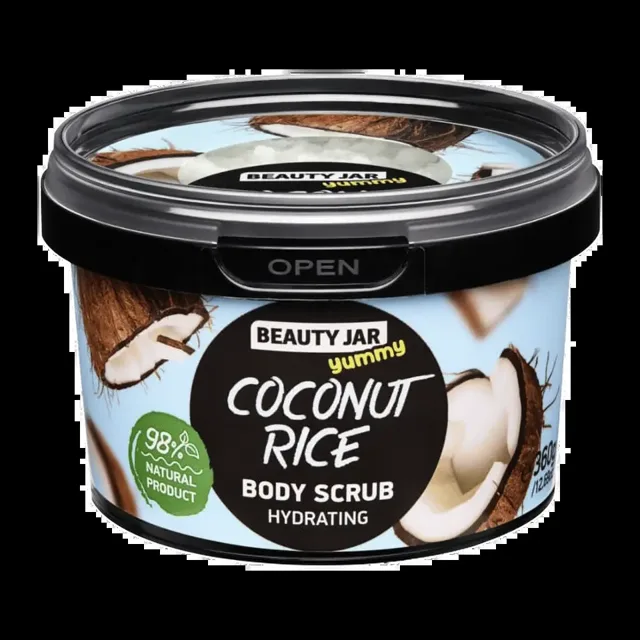 Beauty Jar Tělový peeling Coconut Rice 360 g