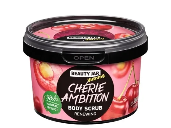 BEAUTY JAR Yummy Chérie Ambition tělový peeling 360 g