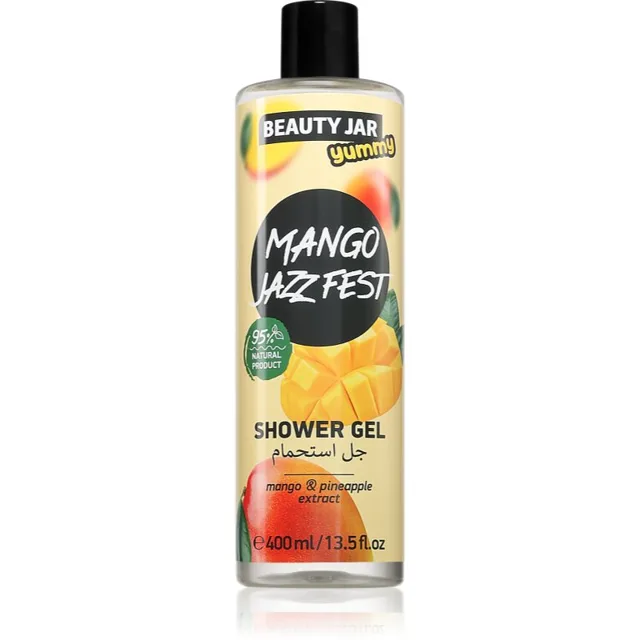 Beauty Jar Yummy Mango Jazz Fest regenerační sprchový gel 400 ml