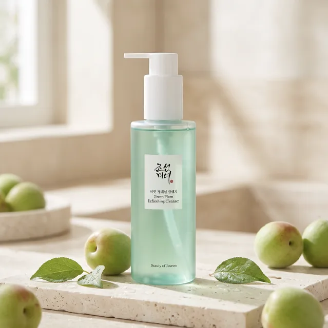 Beauty of Joseon -  Green Plum Refreshing Cleanser Jumbo - Jemný čisticí gel se zelenou švestkou - 200 ml