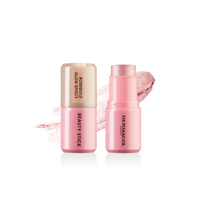 Beauty Stick rozjasňovač v tyčince s diamantovým efektem č. 1 ROSEGOLD Dermacol - Oficiální e-shop Dermacol