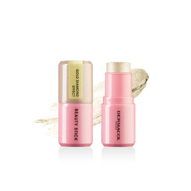 Beauty Stick rozjasňovač v tyčince s diamantovým efektem č. 2 GOLD DIAMOND Dermacol - Oficiální e-shop Dermacol