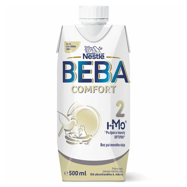 BEBA COMFORT 2 Liquid Tekuté pokračovací mléko od 6.měsíce 500 ml