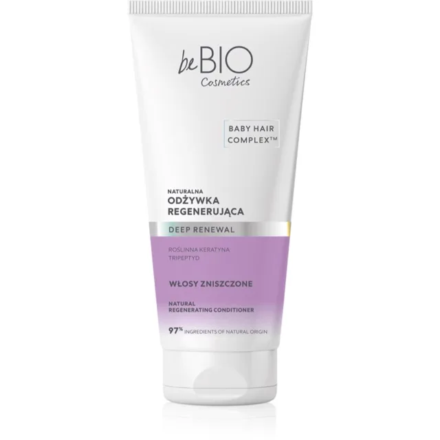 beBIO Baby Hair Complex Deep Renewal regenerační kondicionér pro poškozené vlasy 200 ml