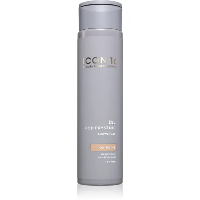 beBIO ICON16 On Point hydratační sprchový gel pro muže 300 ml