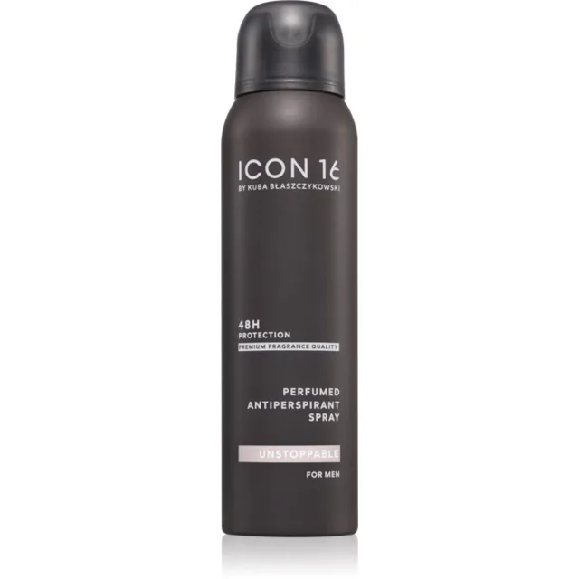 beBIO ICON16 Unstoppable antiperspirant ve spreji pro muže 150 ml