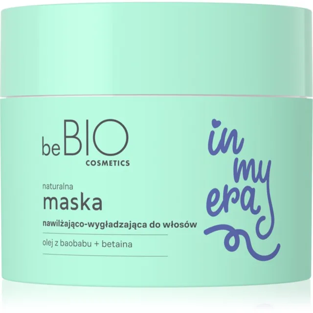 beBIO In My Era Moisturizing & Smoothing hloubkově hydratační maska pro uhlazení vlasů 250 ml