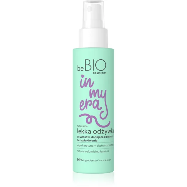 beBIO In My Era Natural Lightweight Volumizing bezoplachový kondicionér ve spreji pro objem vlasů 100 ml