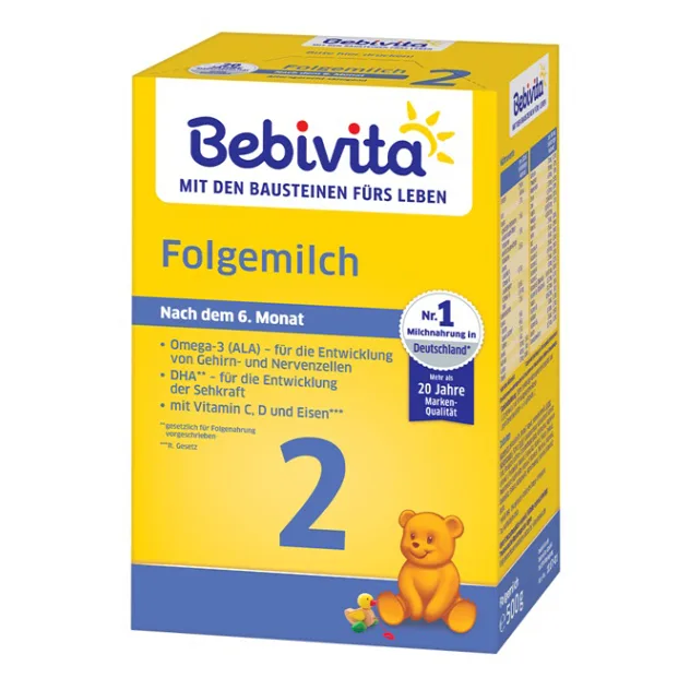 BEBIVITA 2 mléčná kojenecká výživa 500 g