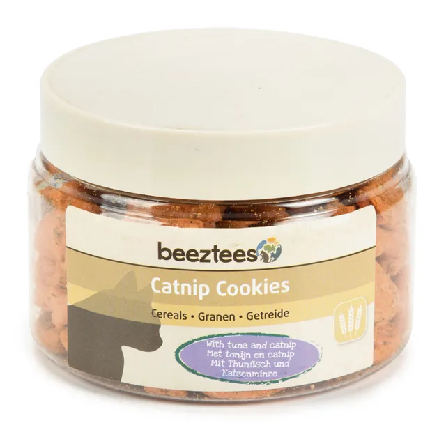 Beeztees Catnip Cookies s tuňákem - 3 x 55 g