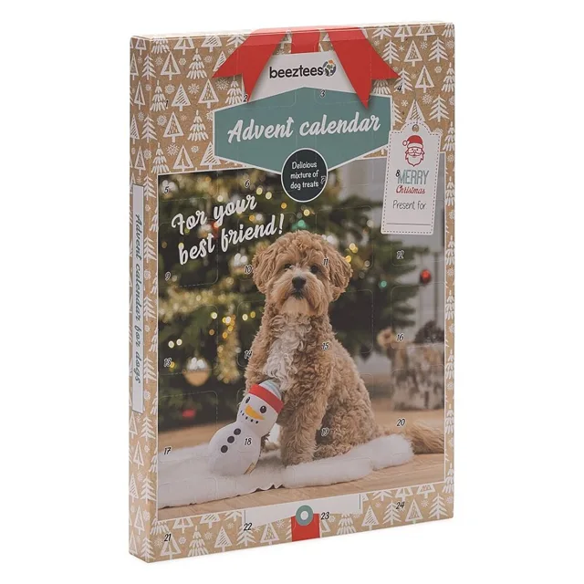 BEEZTEES PAW Adventní kalendář pro psy 100 g