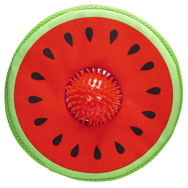 Beeztees psí hračka meloun Spikie, červený - D 25 x Š 8 x V 8 cm