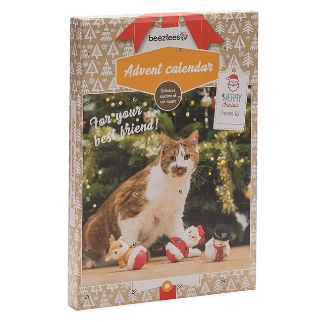 BEEZTEES PURR Adventní kalendář pro kočky 100g