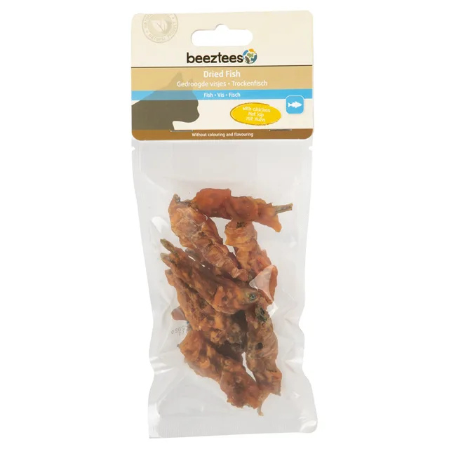 Beeztees sušené ryby s kuřecím - 3 x 70 g