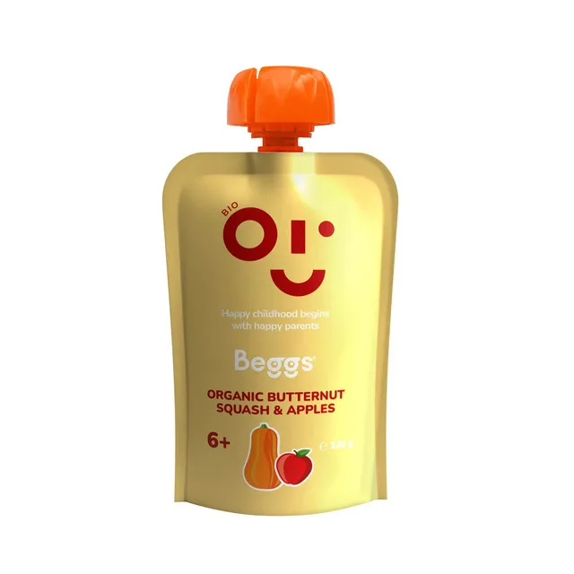 Beggs BIO Kapsička máslová dýně a jablka 6m+ 120 g
