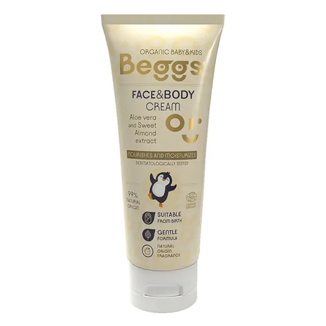 BEGGS Dětský hydratační krém na pleť a tělo 75 ml