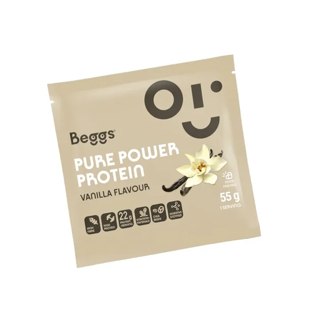 Beggs Pure Power Protein – Vanilka 55 g