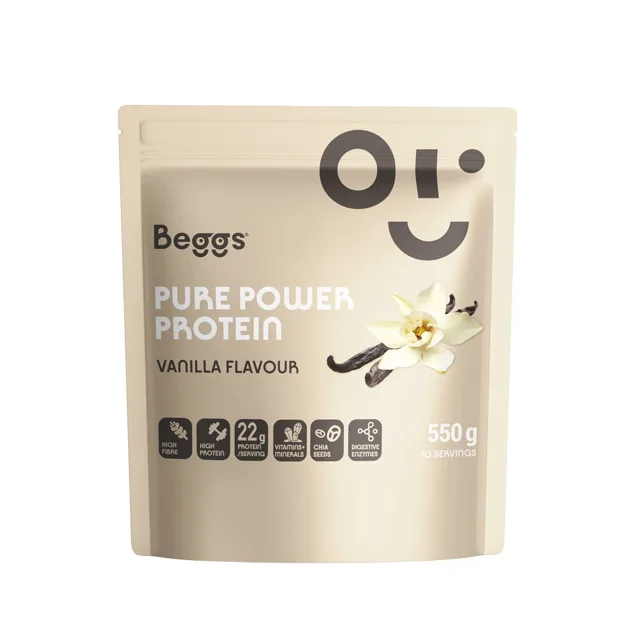 Beggs Pure Power Protein – Vanilka 550 g