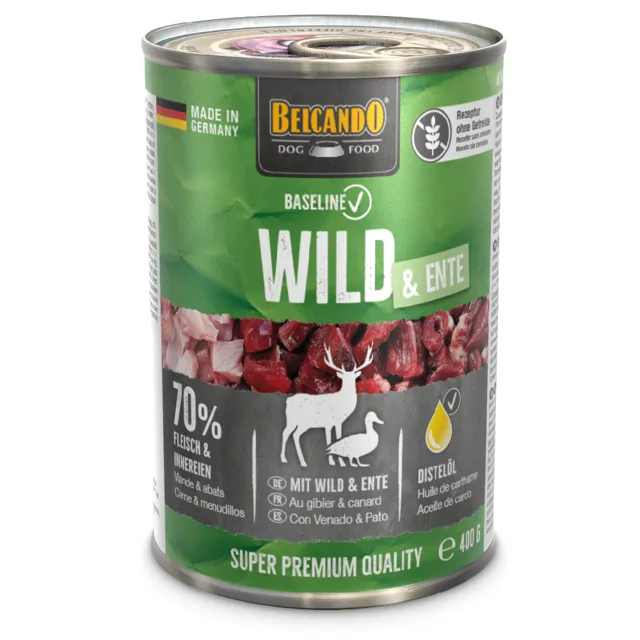 Belcando Baseline 24 x 400 g - zvěřina a kachna
