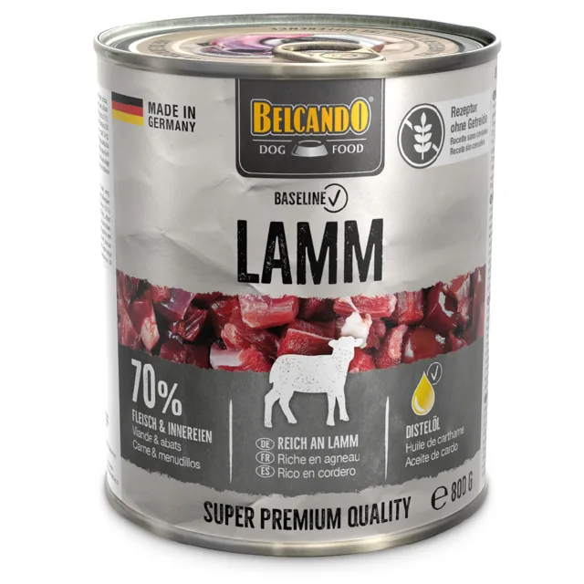 Belcando Baseline 6 x 800 g - jehněčí