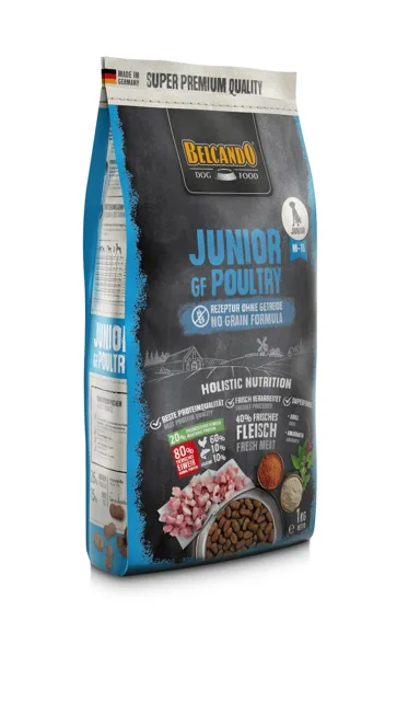 BELCANDO Finest Grain Free Junior Poultry 1 kg granule pro štěňata středních a velkých ras