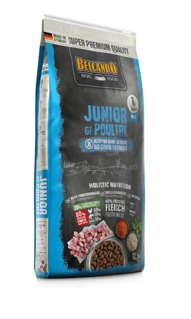 BELCANDO Finest GrainFree Junior Poultry 12.5 kg granule pro štěňata středních a velkých plemen