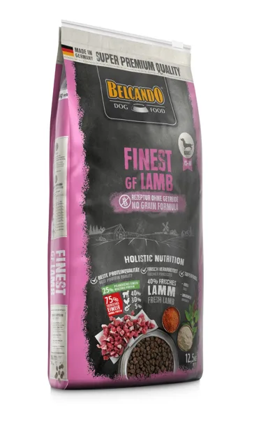 BELCANDO Finest GrainFree Lamb 12.5 kg granule pro malé a střední plemena
