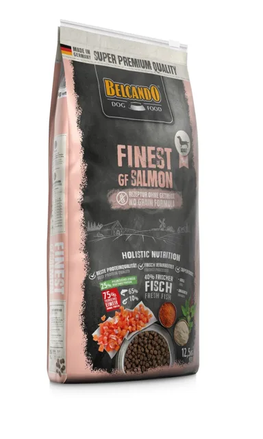 BELCANDO Finest GrainFree Salmon 12.5 kg granule pro malé a střední plemena