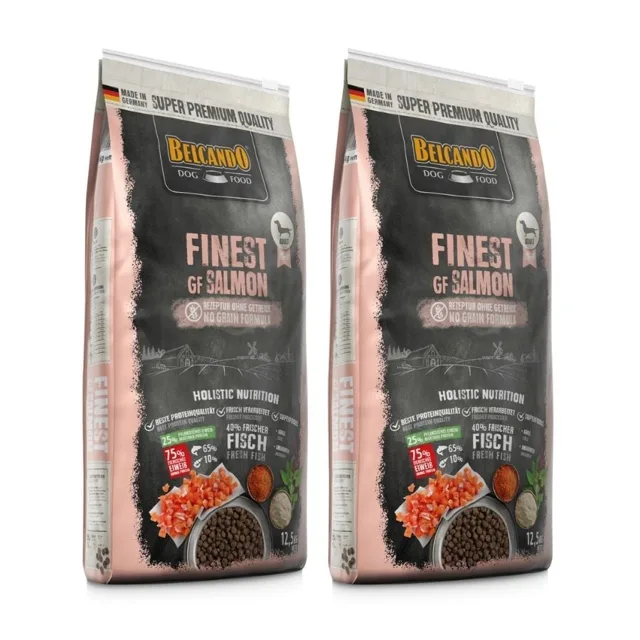 BELCANDO Finest GrainFree Salmon 2 x 12.5 kg granule pro malé a střední plemena