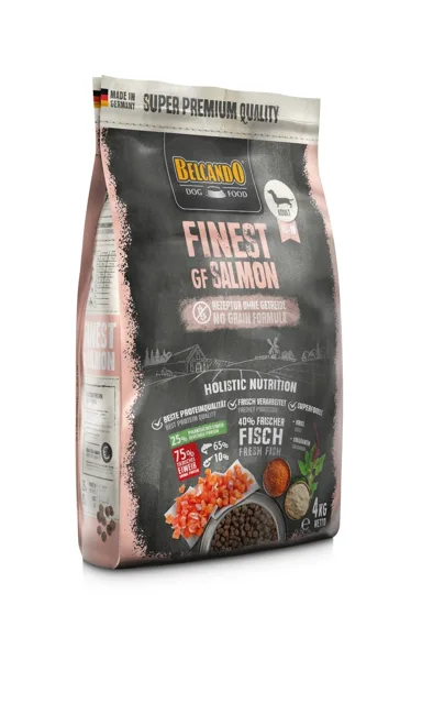 BELCANDO Finest GrainFree Salmon 4 kg granule pro malé a střední plemena