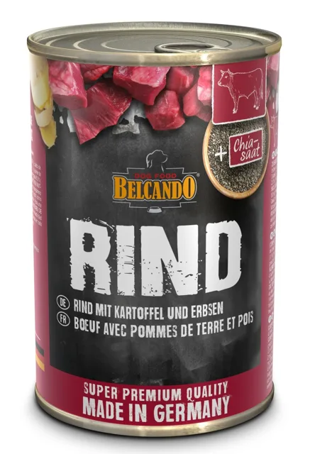 BELCANDO Hovězí s bramborem &amp; hráškem 400 g