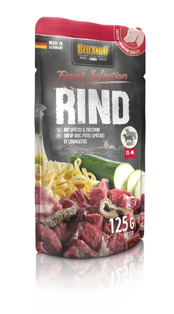 BELCANDO hovězí se špeclemi a cuketou 125g