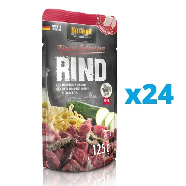 BELCANDO Hovězí se špeclemi a cuketou 24x125g