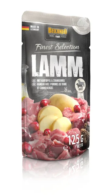 BELCANDO Jehněčí s bramborem &amp; brusinkami 125 g