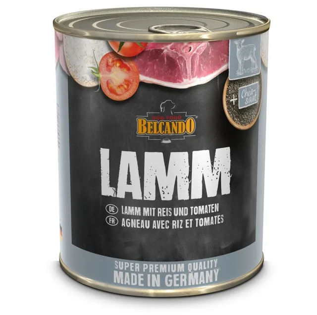 BELCANDO Jehněčí s rýží &amp; rajčaty 800g
