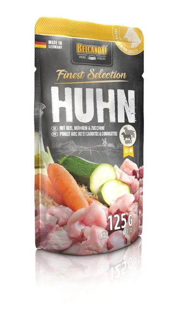 BELCANDO Kuře s rýží, mrkví a cuketou 125g