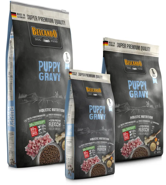 BELCANDO Puppy Gravy 4 kg granule pro štěňata do 4 měsíců