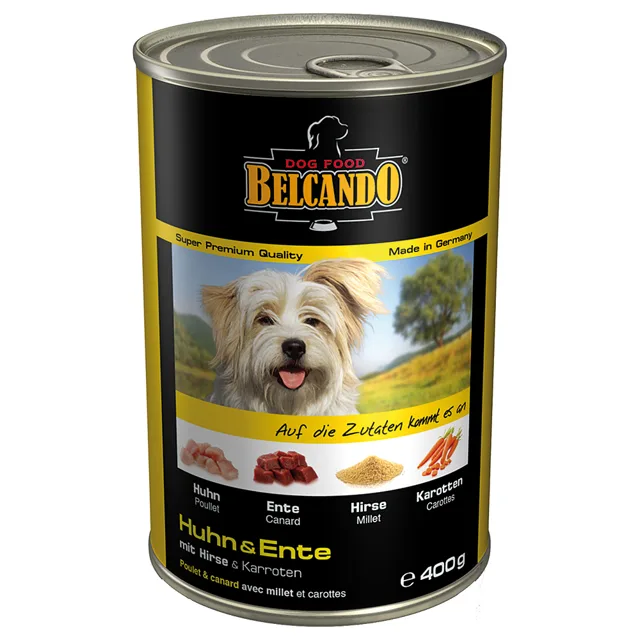 Belcando Super Premium 1 x 400 g - kuřecí a kachní s prosem a karotkou