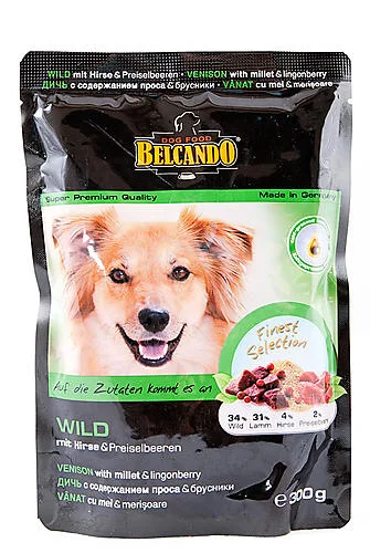 BELCANDO Zvěřina s prosem &amp; borůvkami 125 g