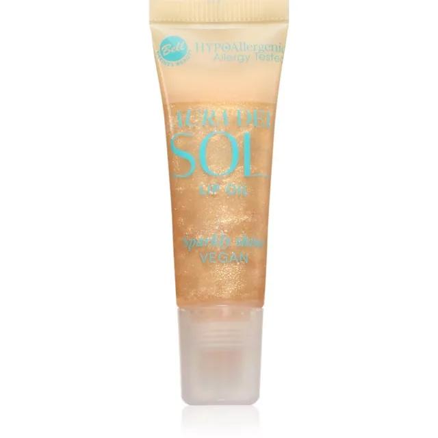 Bell HYPOallergenic Aura Del Sol třpytivý olej na rty odstín 03 Golden Sunlight  10 g